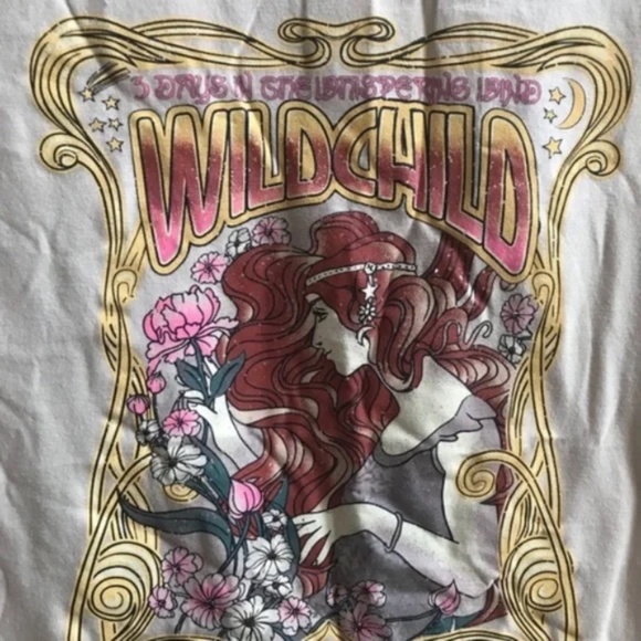 SOLD OUT Boho Gypsy Wild Child Retro Vintage T-Shirt - Picture 8 of 8